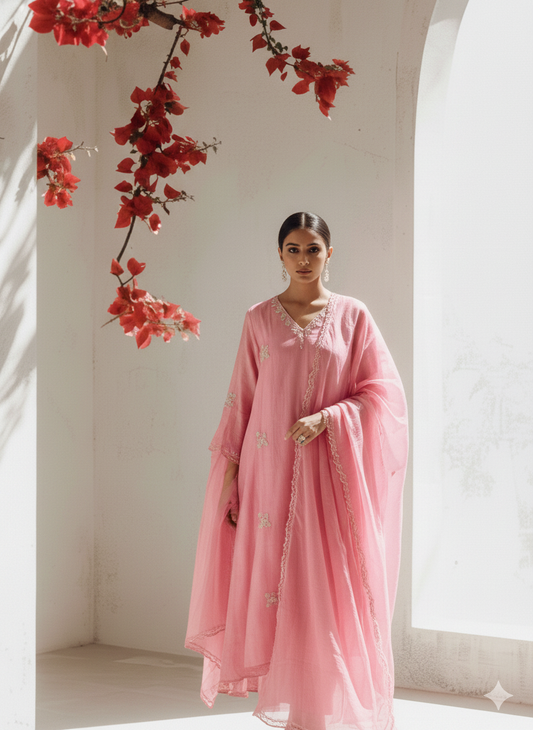 18884/18885 Premium Mul chanderi suit