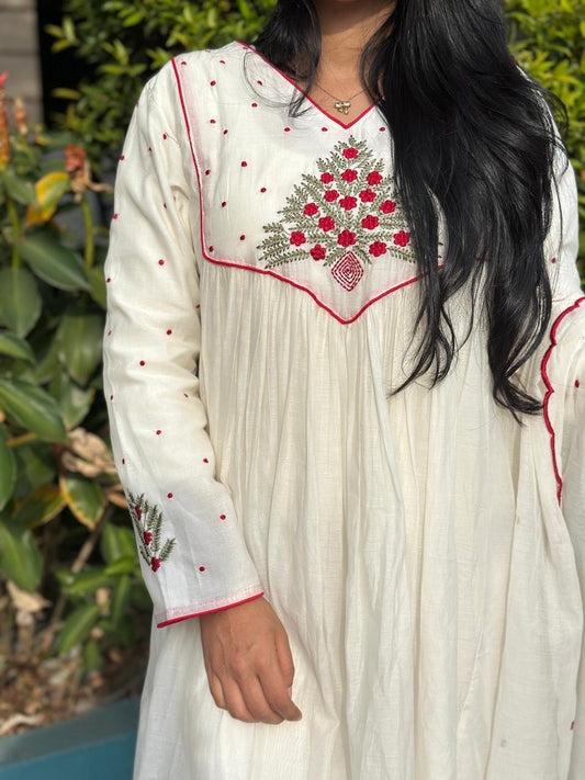 18837 Embroidered Anarkali Suit