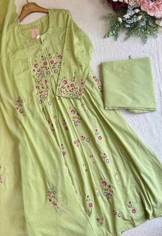 20477 Beautiful abarkali suit