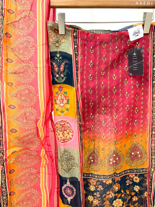 CMD 13351 Semi Stitched Suit