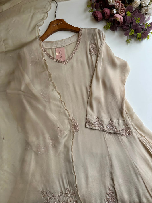 20585/20583 Beautiful handworked anarkali