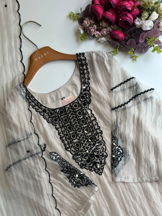 20615 beautiful partywear suit