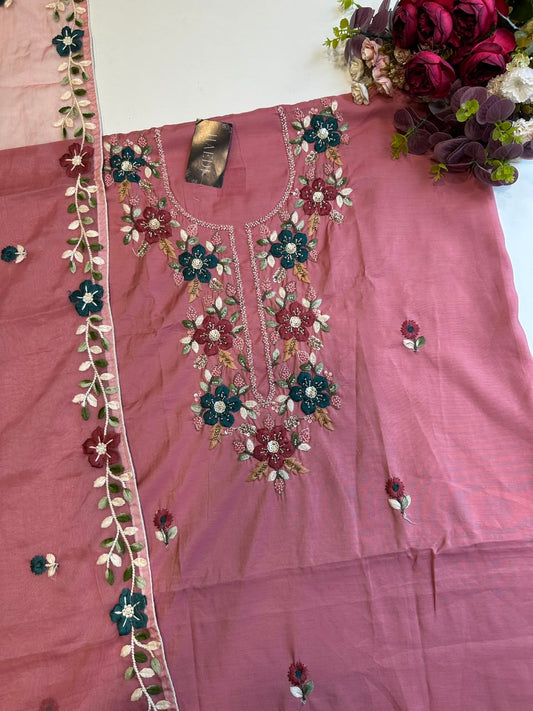 16354 Handworked unstiched suit