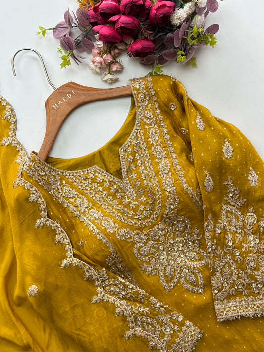 16498 Premium Tissue silk suit