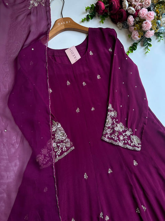20630 Beautiful partywear anarkali