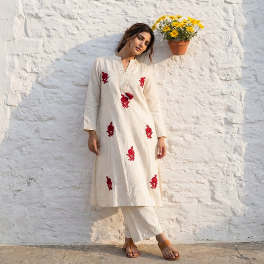 18705 Beautiful embroiderd co-ord set