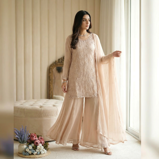 19158 Premium handworked sharara