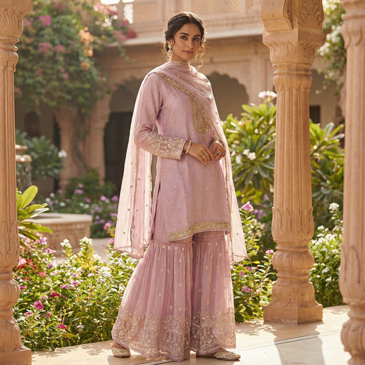 16541 Premium sharara Suit