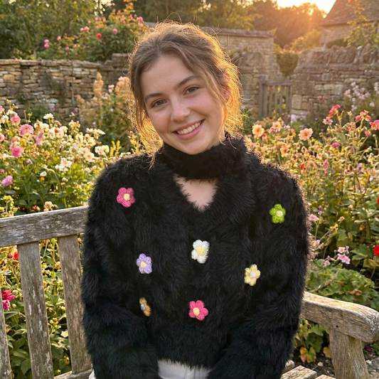 19241 Scarf-Set Pullover