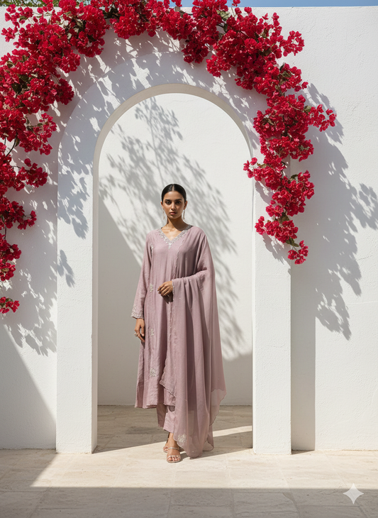 18884/18885 Premium Mul chanderi suit