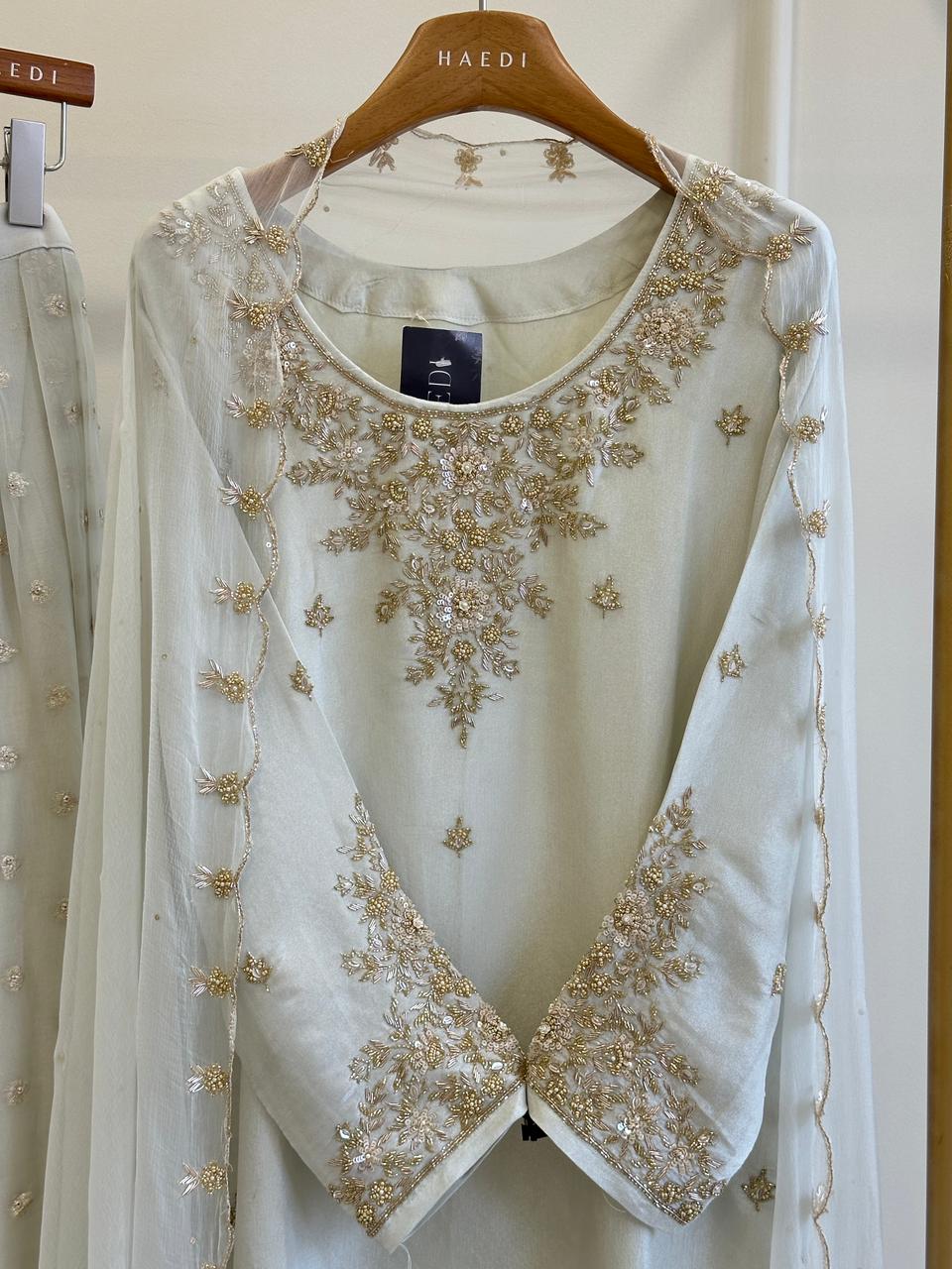 16545 Premium tissue silk partywear suit