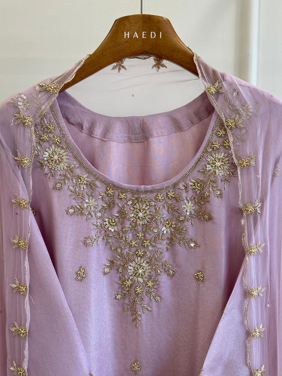 16545 Premium tissue silk partywear suit