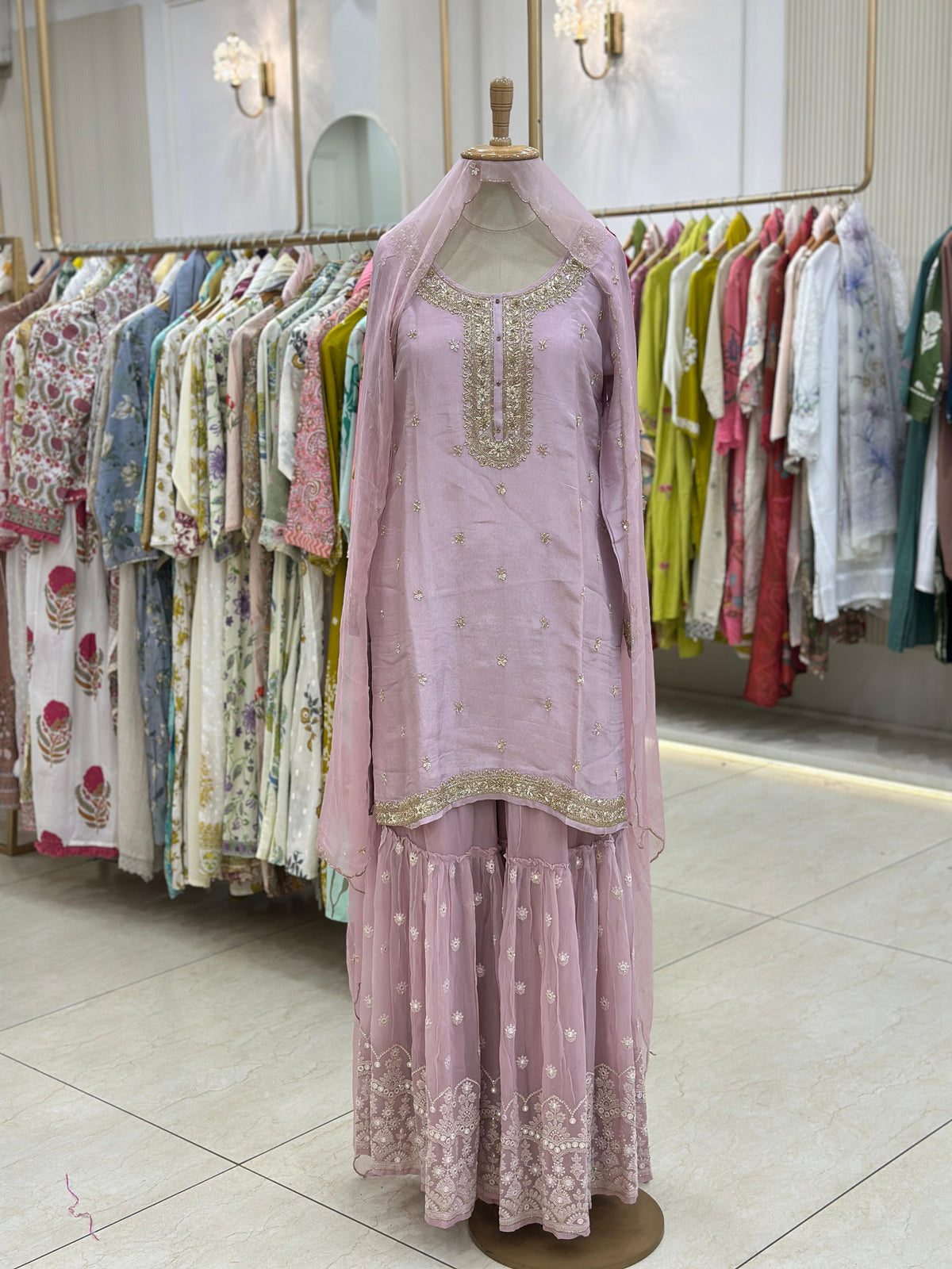 16541 Premium sharara Suit