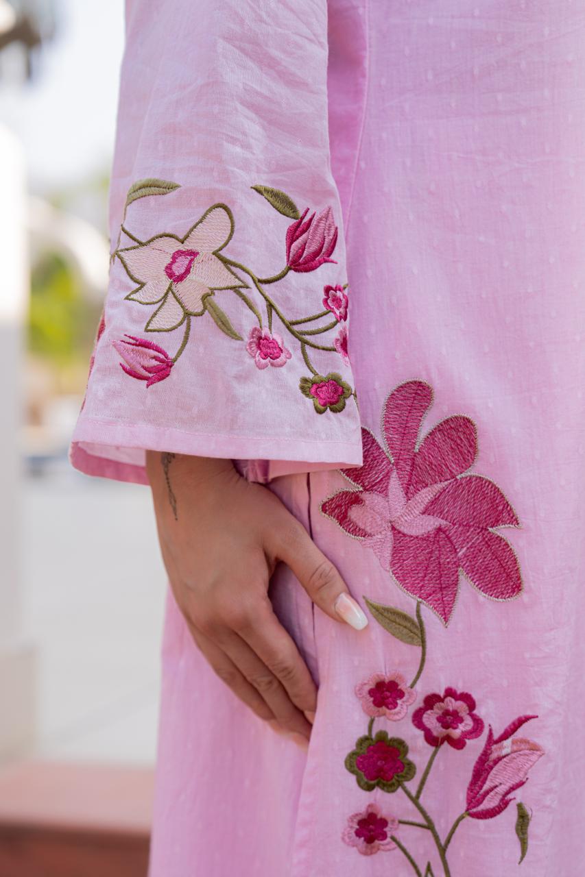 19230 / CMD 57162 Beautiful embroidered dobby cotton suit