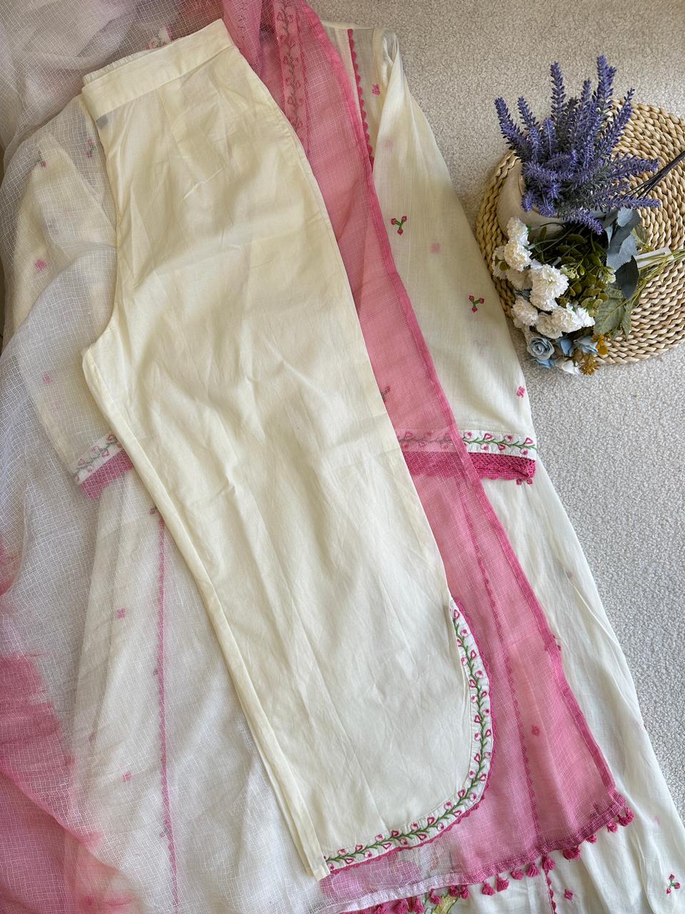 57209 Beautiful embroidered A line anarkali
