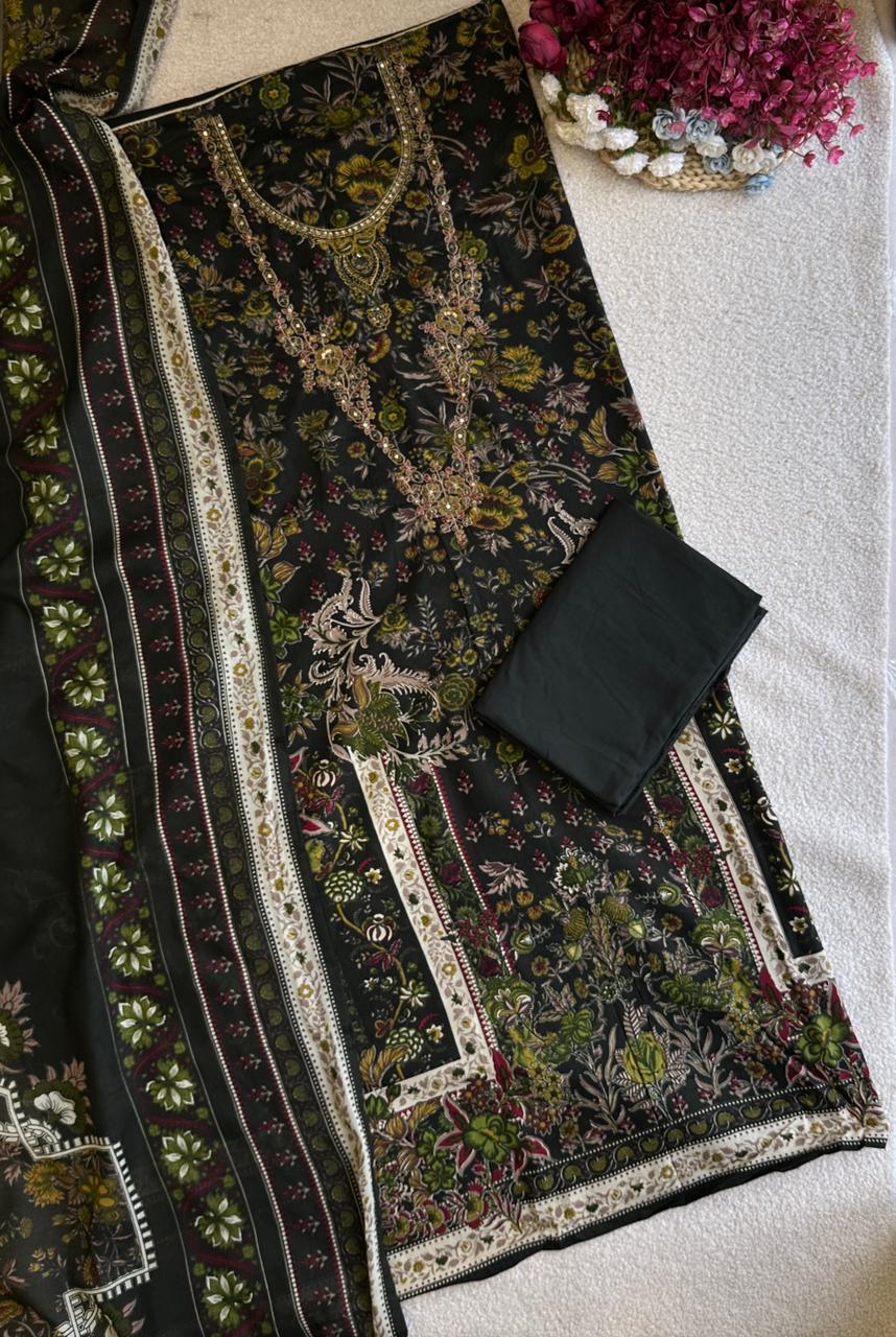 19440 Cotton unstiched suit