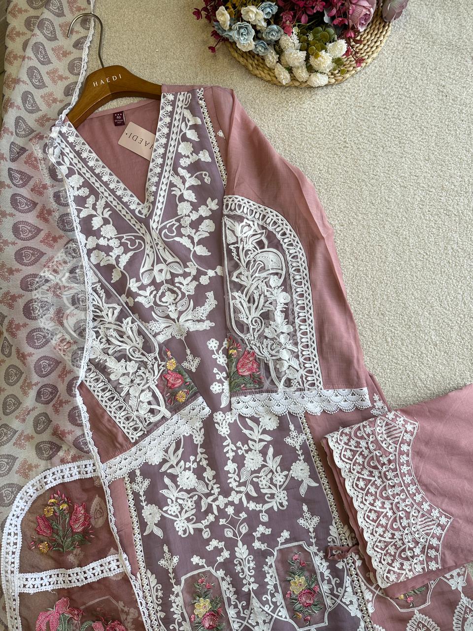 19350/57293 Embroidered pakistani suit