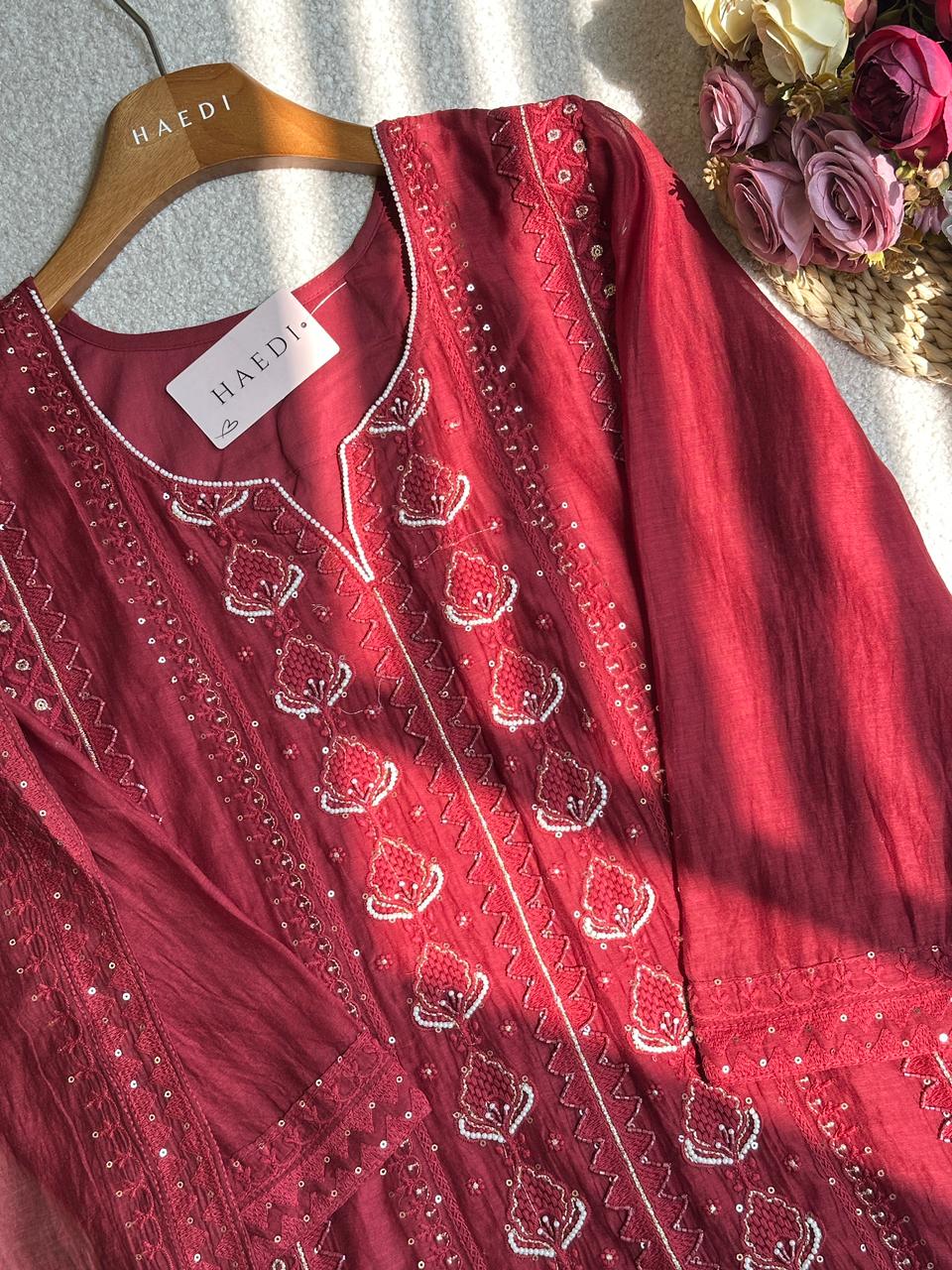 19411/57753 Premium mul chanderi suit