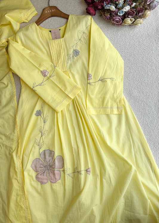 19565 Premium cotton designer suit