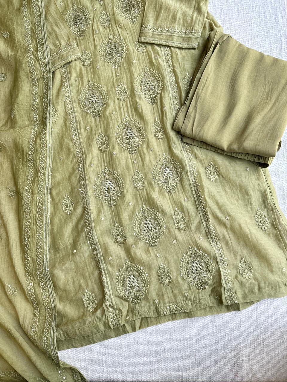 19839/57754 Premium mulchanderi suit