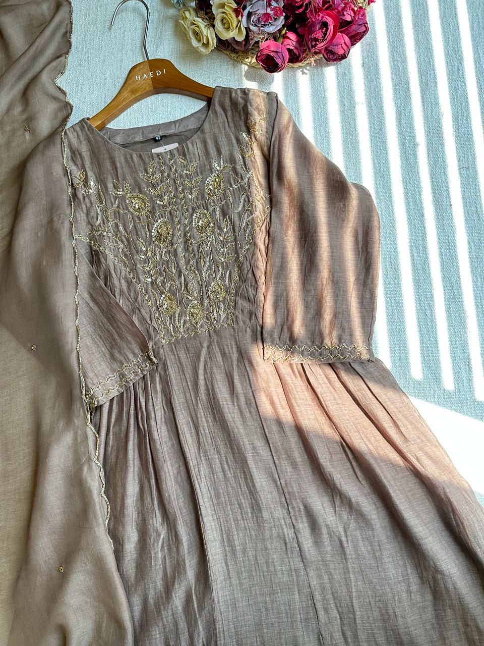 19848 Premium mul chanderi suit
