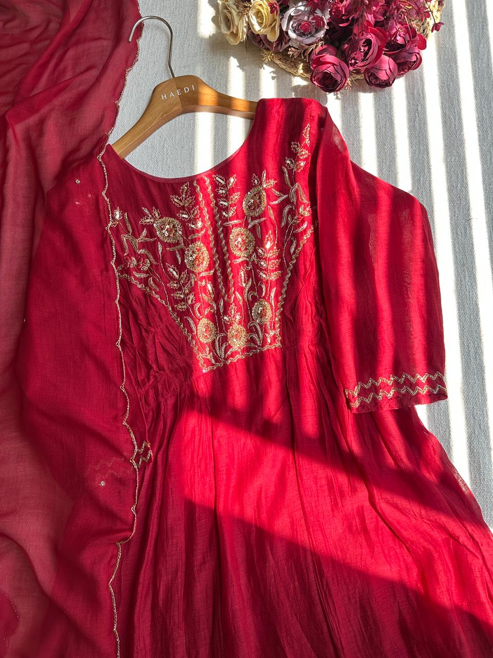 19848 Premium mul chanderi suit