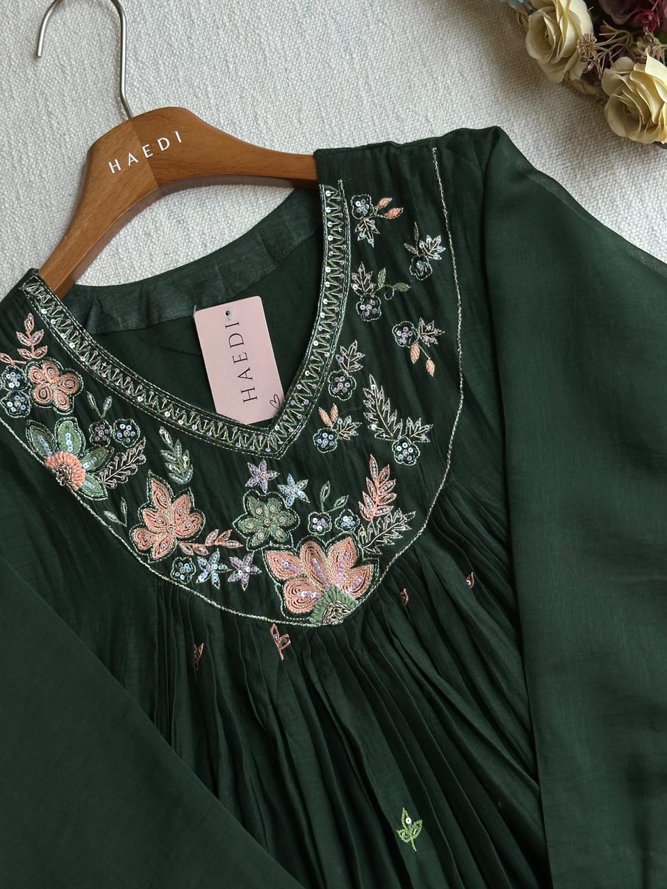 19856 Premium handworked malaichanderi suit