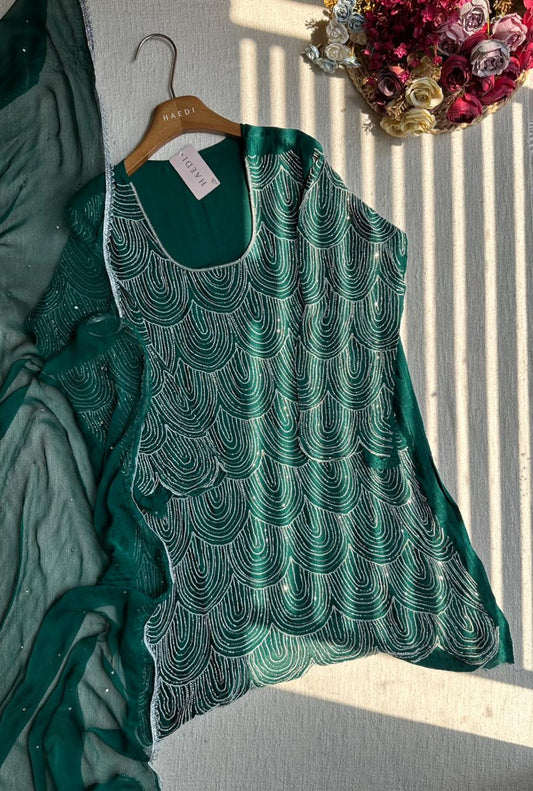 19315 Beautiful partywear suit