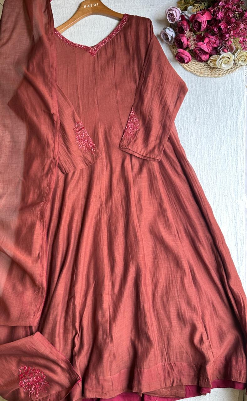 19900 Premium malai chanderi suit