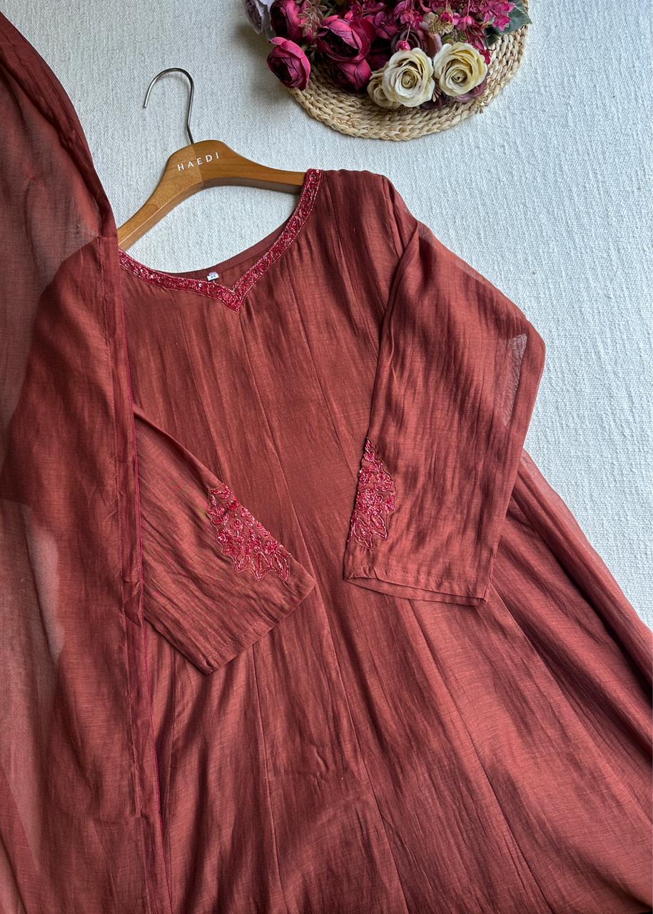 19900 Premium malai chanderi suit