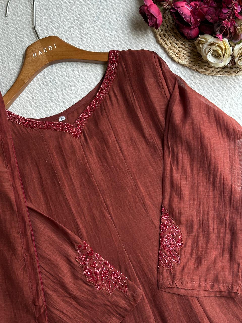 19900 Premium malai chanderi suit