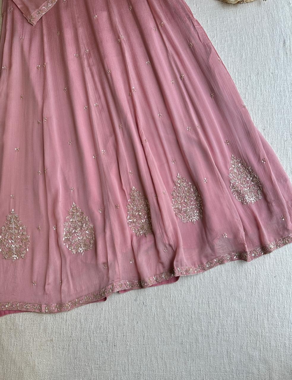 19903 Beautiful handworked gown