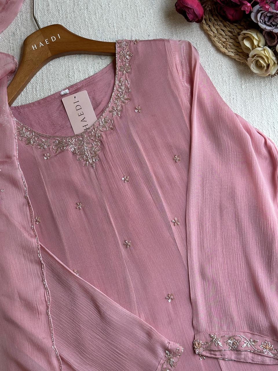 19903 Beautiful handworked gown