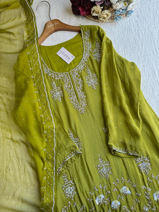 19319 Beautiful party wear suit