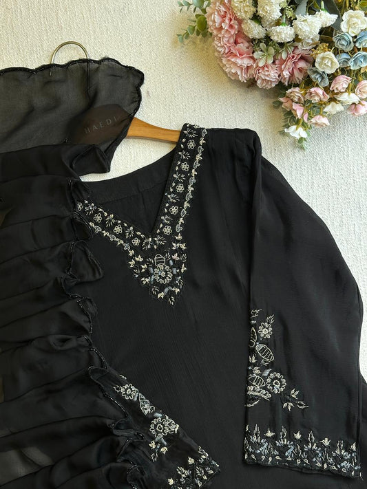 20043 Premium handworked anarkali
