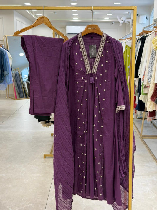 12876 Cotton anarkali