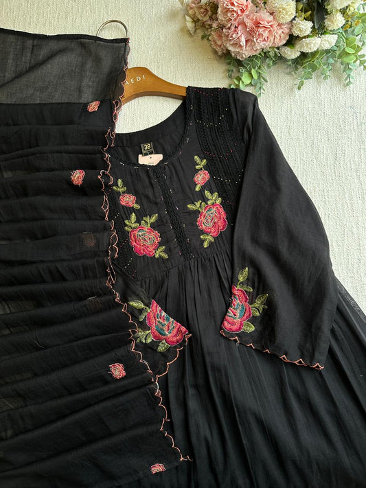 20161 Beautiful embroidered anarkali