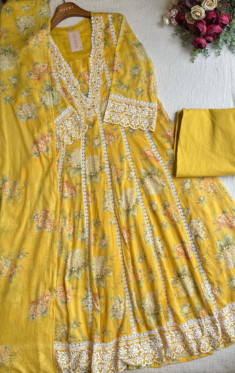 20482/ CMD 58222 Premium mul cotton anarkali