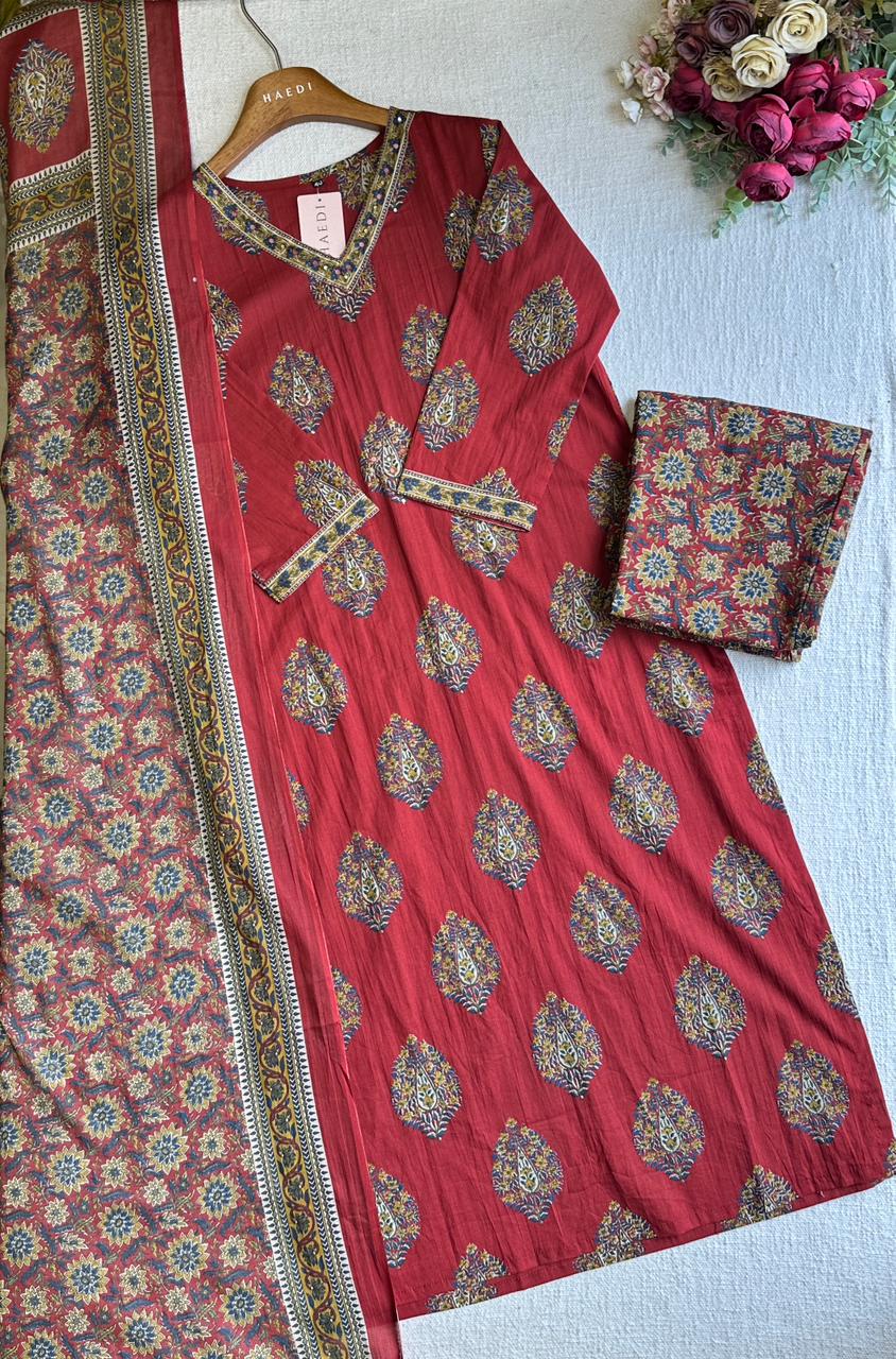 20493/CMD 58290  Beautiful cotton suit
