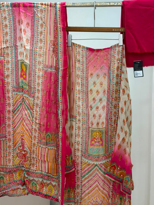 CMD 13308 Semi Stitched Suit