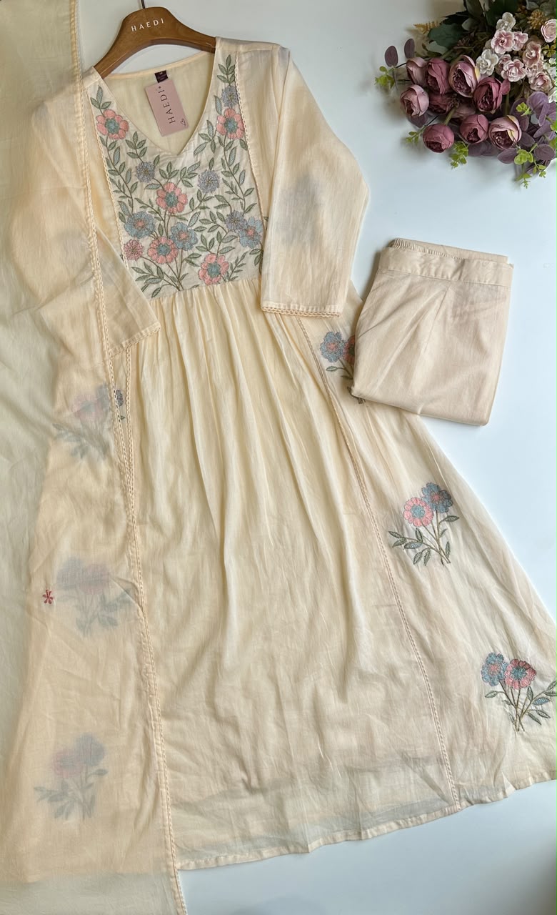 20591 Beautiful Mul cotton anarkali
