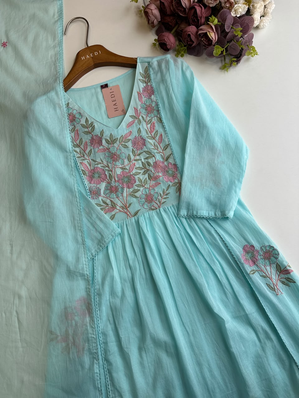 20591 Beautiful Mul cotton anarkali