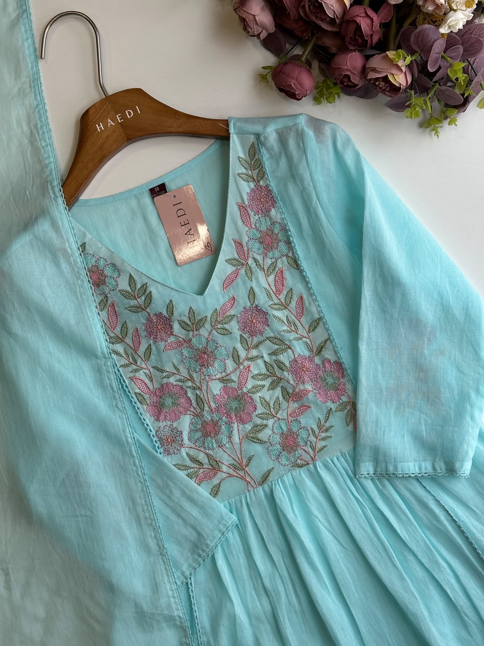 20591 Beautiful Mul cotton anarkali