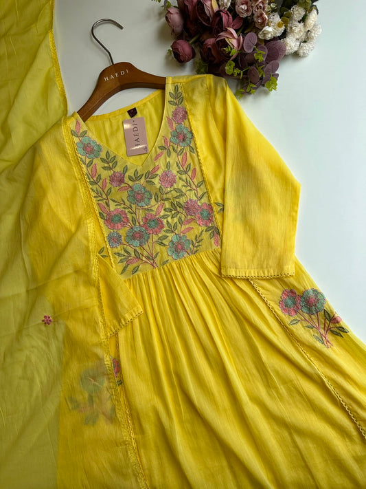 20591 Beautiful Mul cotton anarkali