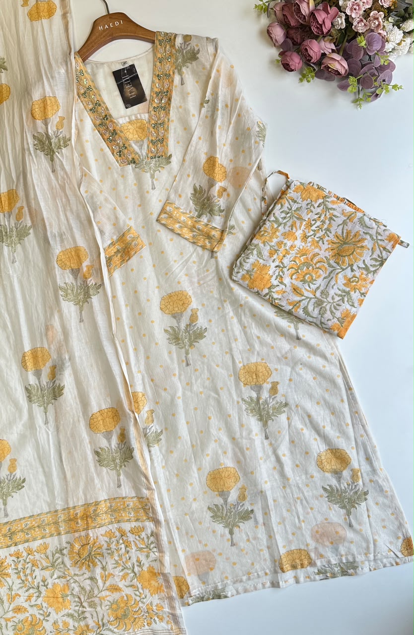 16586 Premium chanderi suit