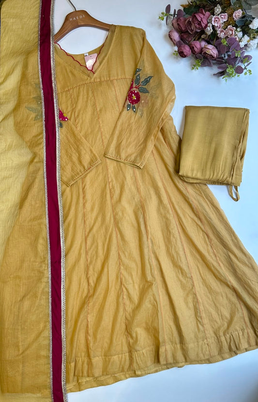 20579 Beautiful Mul Chanderi Suit