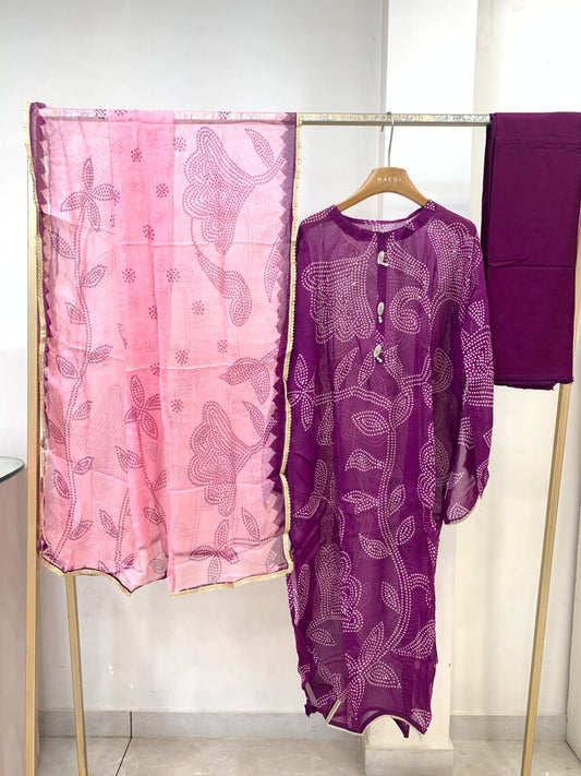 CMD  11950 Semi Stitched Suit