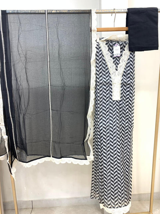CMD 11449  Semi Stitched Suit
