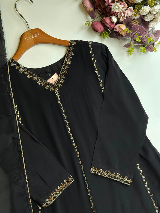 20554 Beautiful crepe silk anarkali