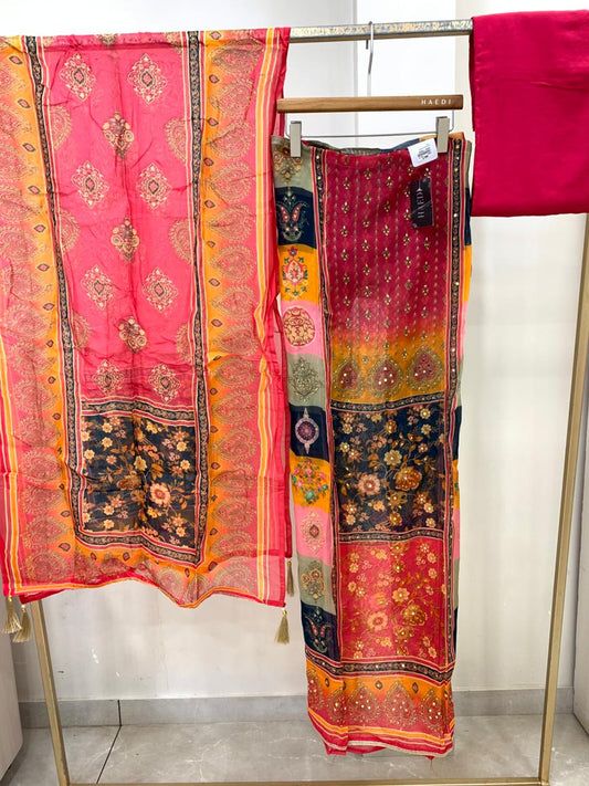 CMD 13351 Semi Stitched Suit